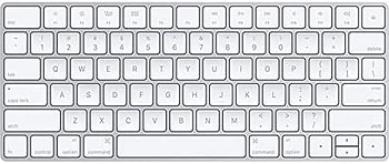 Apple Magic Wireless Bluetooth Keyboard (UK English LayOut) (MLA22B/A) Silver