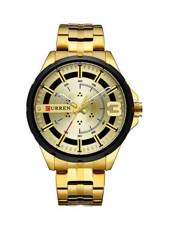 CURREN Men's Alloy Analog Watch 8333