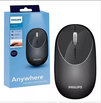 Philips M364 Anywhere Wireless Portability Mouse Black