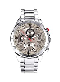 Men's Water Resistant Stainless Steel Analog Watch 8275.