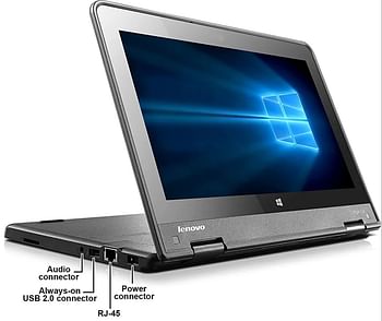 Lenovo ThinkPad Yoga 11e 11.6 "شاشة LED تعمل باللمس Windows كمبيوتر محمول إنتل سيليرون N2940 رباعي النواة 1.83 جيجاهرتز 4 جيجابايت 500 جيجابايت