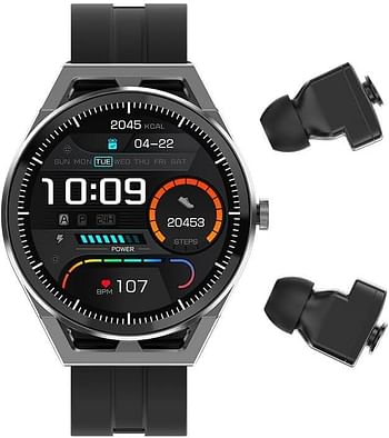 T20 WatchBuds Smart Watch with In-Built Earbuds for Men and Women