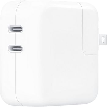 Apple Power Adapter Dual USB-C Port 35W (MNWP3AM/A) White