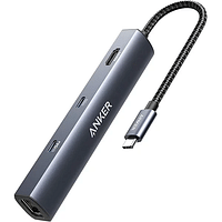 أنكر PowerExpand مسلسل   5 6 في 1 USB-C PD مركز إيثرنت (A83650A1)