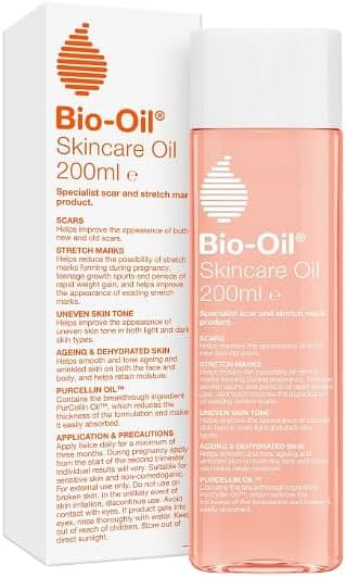 Improve the Appearance of Scars Stretch Marks and Uneven Skin Tone Bio-Oil Skincare Oil, 200 ml