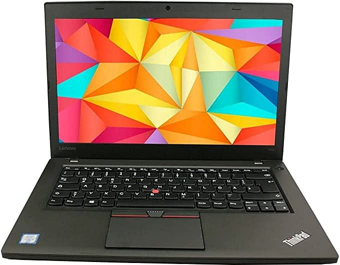 لينوفو لابتوب ثينك باد T460 خفيف الوزن الترا بوك بمعالج انتل كور i5-الجيل السادس وذاكرة RAM 8GB وSSD 256GB وشاشة 14 انش وويندوز 10 برو (مجدد)