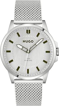 Hugo Boss 1530299 Men's Watch With White Dial And Stainless Steel Strap