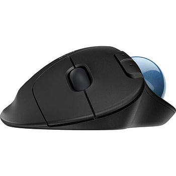 Logitech ERGO M575 Wireless Bluetooth Connectivity Trackball Mouse (910-005869) Black