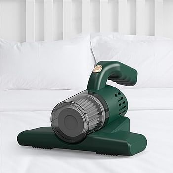 Household Mite Vacuum with UV Light, Powerful Suction, Mattress Vacuum for Sofa and Bed - green