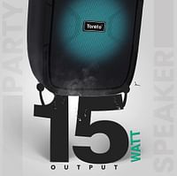 TORETO Revive-2 Wireless Bluetooth Super Bass Portable Party Speaker TOR-367