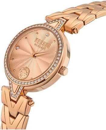 Versus Versace Watch For Women Tone V WVSPCI5521 34 mm - Rose Gold