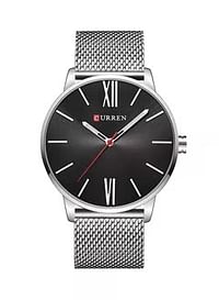 CURREN Men's Water Resistant Analog Watch 8238H - 43 mm - Silver