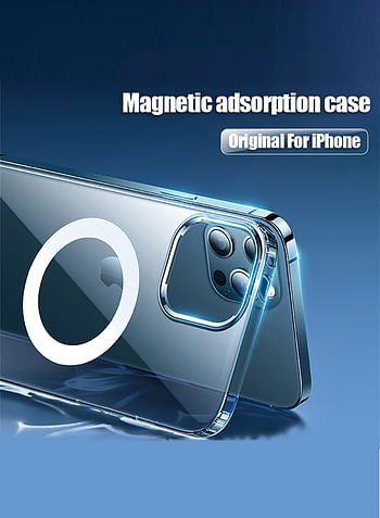 حافظة حماية شفافة لهاتف iPhone 14 Pro Max من Max & Max مع حافظة MagSafe فائقة النحافة ممتصة للصدمات ومضادة للصدمات – شفافة