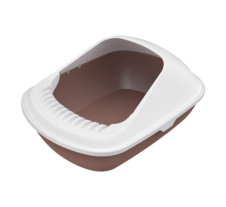 Open Cat Toilet Anti-Spattering Toilet Coffee - 56x42x26.5cm