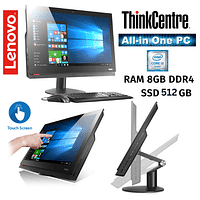 Lenovo ThinkCentre M910z, Core i5-6th Gen, Ram 8GB, Hard Disk 512GB SSD, Screen 23.8 Touch Screen, Wired Keyboard Mouse, Windows 10 Pro