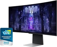 Samsung 34" Odyssey OLED G8 Gaming Monitor With Smart TV Experience 0.03ms Response Time & 175Hz Refresh Rate AMD FreeSync Premium Pro IoT Hub & Voice Assistants - LS34BG850SMXUE