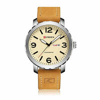 Curren 8273 Original Brand Leather Straps Wrist Watch For Men / Havan