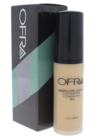 Ofra Absolute Cover Silk Peptide Foundation for Women, 4, 1 Ounce