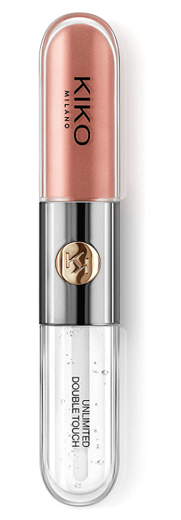 KIKO Milano Unlimited Double Touch 129 | Liquid Lipstick With A Bright Finish In A Two-Step Application. Lasts Up To 12 Hours. No-Transfer Base Colour