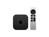 اتصال Apple TV 4K (الجيل الثالث) واي فاي (MN873B/A) 64 جيجابايت أسود