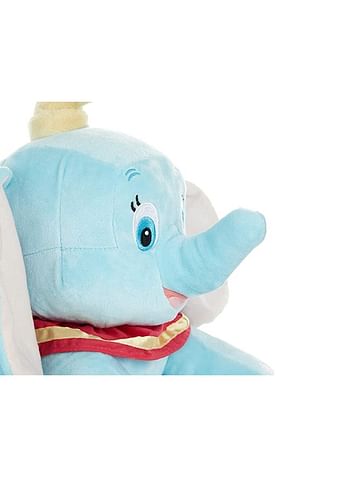 Blue 25 cm Cute Jumbo Elephant Plush Toy Lovely Stuffed Animal Horse Toy for Baby Kids Perfect for Birthday Gifts