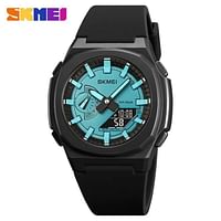 SKMEI  Men Electronic Watch Duplex Watch 50 meter Waterproof Multifunctional  Wristwatch Fashion Business Style For Men 2091