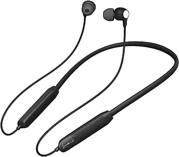 LANDMARK LM BH137 Wireless Bluetooth Neckband with Mic, Bass Sound, 10mm Driver, Bluetooth v5.1, 36hrs Playtime, Magnetic Earbuds, 30 Hrs Battery Life, Voice Assistant & Easy Access Controls - Black
