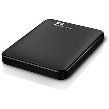 Western Digital External Hard Drive Elements Portable (WDBUZG0010BBK-WESN) 1tb Black