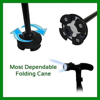 Foldable Magic Cane With LED Light