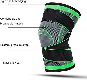 Kneepads Protector Knee Strap Bilateral Pressure Strap Free Adjustm Ligament Fracture Anti-Collision Meniscus Teare