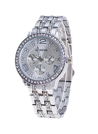 Women's Stainless Steel Analog Watch - Silver