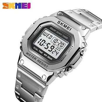 SKMEI Waterproof Stainless Steel Digital Wristwatches 1456