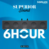 BT Soundbar Wooden Superior Sound SL-BS 1112 SONILEX BLACK