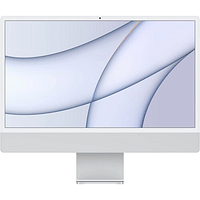 Apple iMac 24 Inch M1 Chip 8GB Ram 256GB SSD 7-Core GPU Graphics MGTF3LL/A - Silver