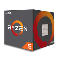 معالج AMD Ryzen 5 1400 ، رباعي النواة ، 3.2 جيجاهرتز ، مقبس AM4 (مشتت حراري ومروحة)