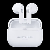 HAPPY PLUGS Hope True Wireless Headphones - White
