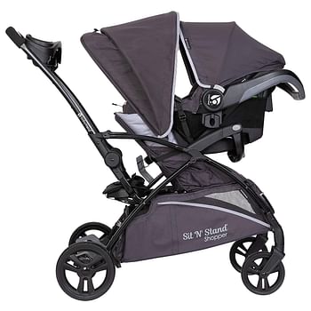 Baby Trend Sit N Stand 5 in 1 Shopper Stroller Grey/Pink