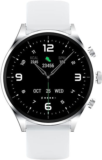 Black Shark S1 Classic Smartwatch 1.43'' AMOLED Display 12 Days Battery Life 100+ Sports Mode Bluetooth Calling Gaming Health Monitoring Mode IP68 - White