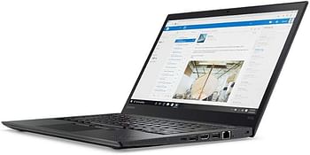 Lenovo Thinkpad T470s 14 Inch FHD (1920x1080) IPS Backlit LED Business Laptop Intel Dual Core i5 6300U HD 520 Thunderbolt 3 HDMI RJ-45 Type-C Windows 10 Professional 256GB SSD - 8GB DDR4 RAM - Black