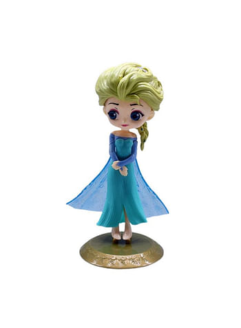 Queen Action Figure Princess Mini Statue Model Doll Toy For Kids Birthday Cartoon Cake Topper Home Décor Theme Party Supplies Golden