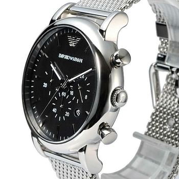 Emporio Armani Men AR1808 Classic Silver Tone Stainless Steel Watch