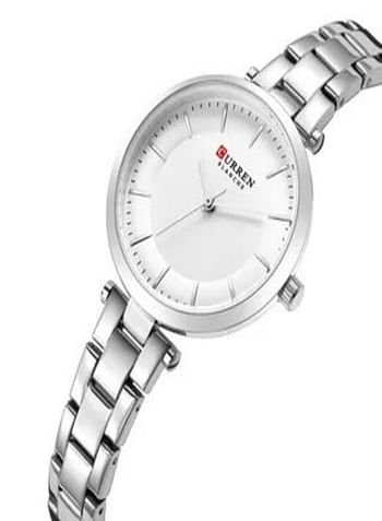 CURREN 9054 Women Stainless Steel Elegant Bracelet Watches Analog Quartz Business Simple Dial Wristwatch