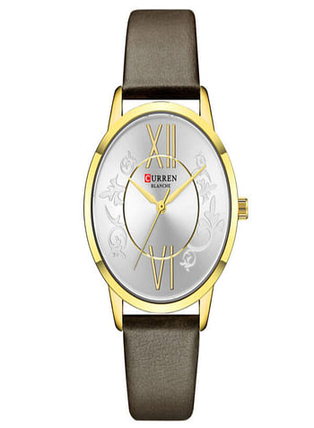 Curren 9049 Ladies Watch with Leather Strap