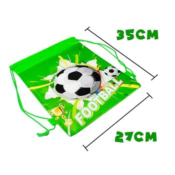 Drawstring Character Bags Pack of 10 Football