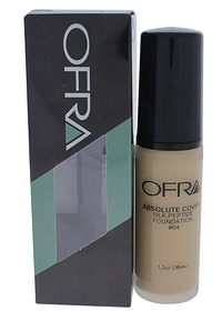 Ofra Absolute Cover Silk Peptide Foundation for Women, 4, 1 Ounce