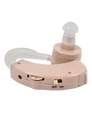 Cyber Sonic Bionic Plastic Ear Amplifier Hearing Aid, Beige