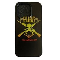 Pubg Design Phone Case For iPhone 14 Pro- black gold