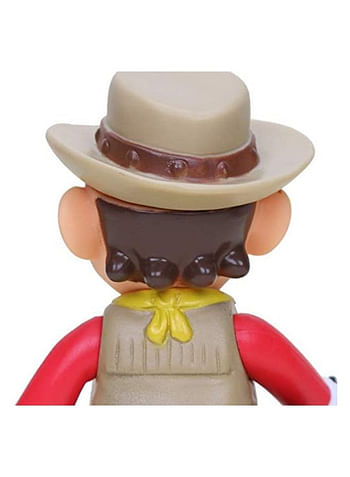The Super Ario Inspired Action Figure Model Collectable Toy For Kids Birthday Movie Cartoon Cake Topper Theme Party Supplies Brown hat