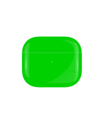 Caviar Customized Apple Airpods (3rd Generation) Glossy Neon Green