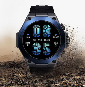 Black Shark S1 Pro Smartwatch 15 Days Battery Life 1.43” AMOLED Display Gaming Health Monitoring Mode 100+ Sports Mode IP68 - Blue